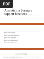 Unit IV 2 Analytics in Business Support Functions