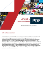 Investorand Analysts Presentation 25102016