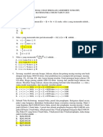 Paket Soal Latihan Us Matematika Umum 2022-2023 PDF