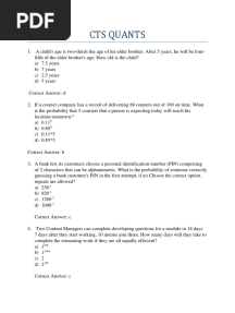 CTS QUANTS 1-12 - Merged