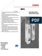 Instructiuni - Radiatoare Electrice