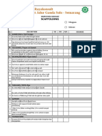 Form Checklist Scaffolding Inspection