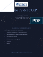 Artículo 72 Del Coip Joseph Vivanco Coello