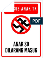 Dilarang Masuk