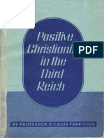 Cajus Fabricius - Positive Christianity in The Third Reich