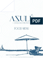 Azule Food Menu 