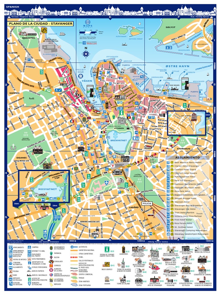 Mapa Stavanger Espanyol | PDF