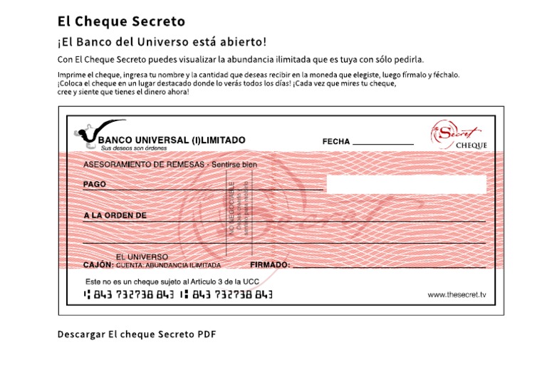 TS0078 CHK Cheque Spanish PDF