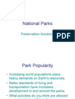 National Parks: Preservation Solutions