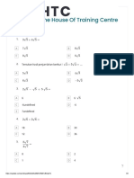 Test Diagnostik Akar Dan Pangkat Kelas 9