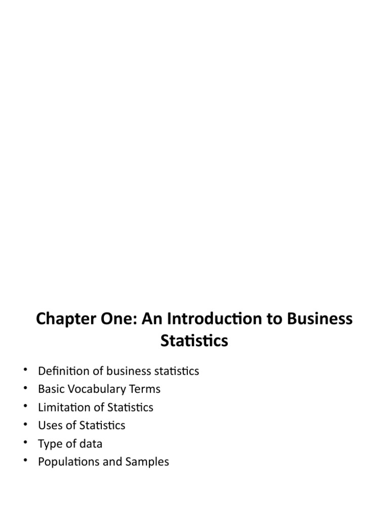 Introduction to Business Statistics | PDF | Statistics | Variance