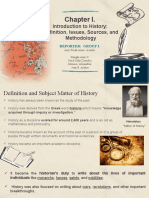 Introduction To History Definition, Issues, Sources, and Methodology