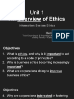 Unit 01 An Overview of Ethics - 2023!02!12