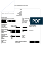 Simplified Bridge Inventory Form