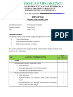 Daftar Tilik (Pemasangan Implant) Nugrahwati