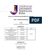 ICT502 Final Report STUDENT MANAGEMENT SYSTEM