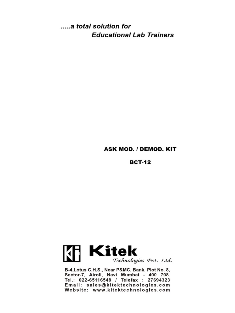 BCT 12 | PDF | Modulation | Electronics