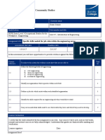 Assignment Brief NCFE Unit 19 Intro To Engineering