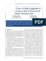 Essar Steel IBC Article - IBA Journal A