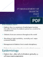 PT Management For Diabetic Foot Care