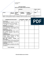 Lista de Cotejo Disertacion