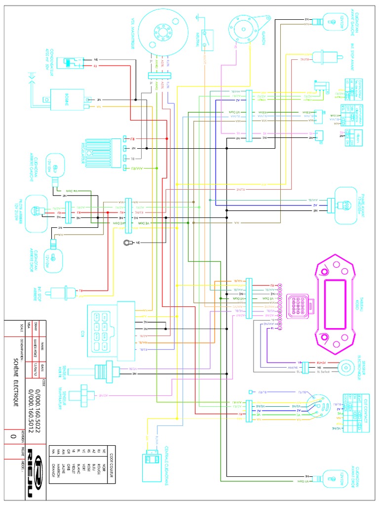 Schema Electrique MRT 50 2012 | PDF