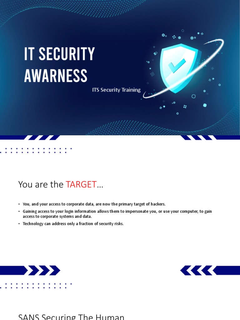 IT Security Awareness Training Guide | PDF | Phishing | Malware