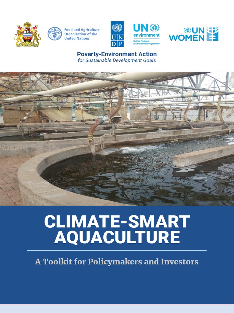 Climate Smart Aquaculture Toolkit Pdf Fishery Aquaculture