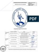 Proceso - Definición de Lineas de Investigación