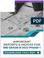 Important Reports & Indices For RBI Grade B Phase I 2023 1688136683004 PM