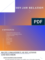 Orientation Jaw Relation