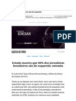 Gmail - 80% Dos Jornalistas Brasileiros São de Esquerda
