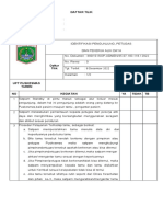 Print DAFTAR TILIK SOP PENGUNJUNG, PETUGAS, DAN PEKERJA ALIH DAYA