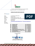 Formulir Islamic Healthcare Expo RS Mata Achmad Wardi BWI - DD