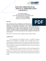 Projeto Multidisciplinar - Neurociência e Aprendizagem Cognitiva