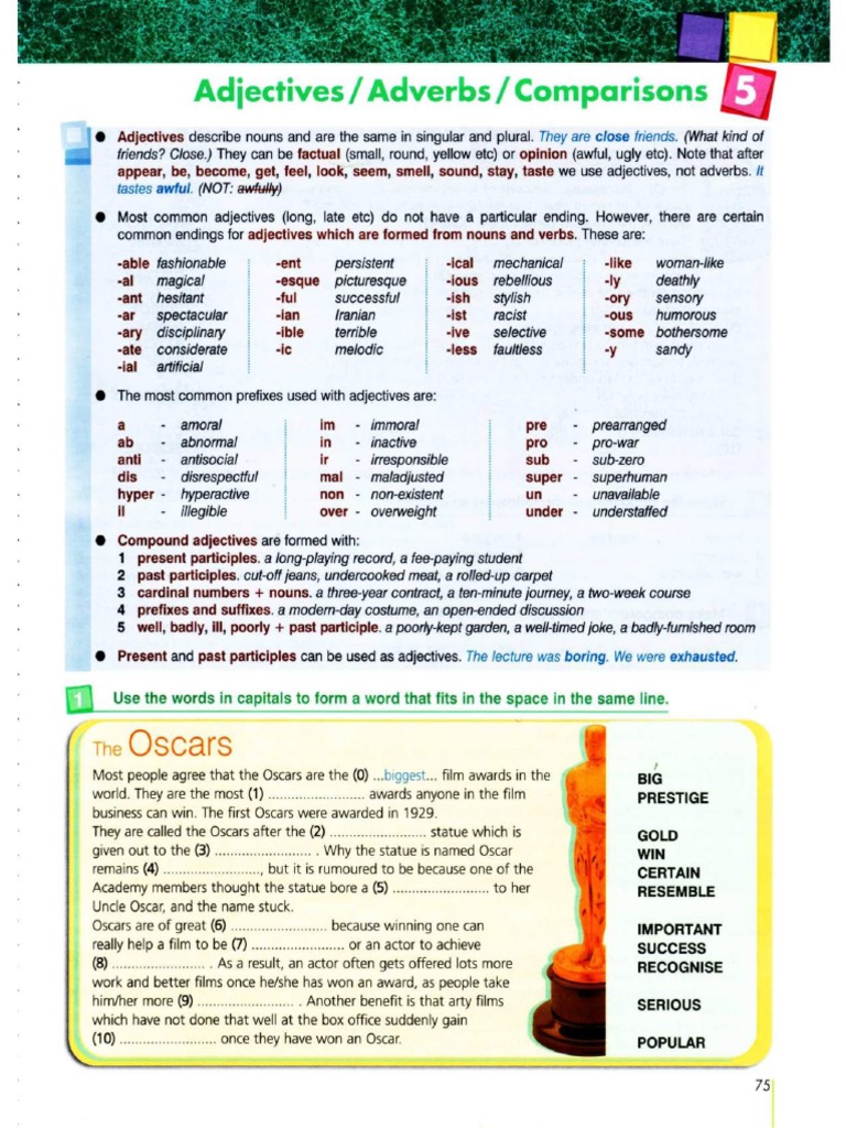 Adjectives Adverbs | PDF
