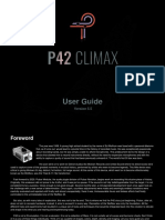 P42 Climax User Manual English