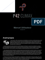 P42 Climax User Manual French