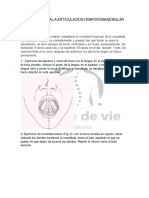 Ejercicios para La Articulacion Temporomandibular (Atm)