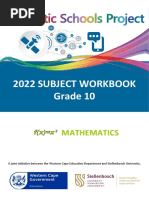 2022 Gr10 Maths WRKBK ENG