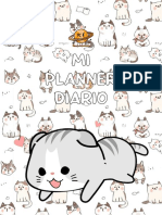 Planner Diario Gatito