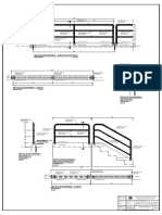 Detalle de Baranda - Elevacion Frontal: Junta de Dilatacion e 1/2" Con Teknoport y Jebe Microporoso