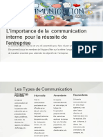 Limportance de La Communication Interne Pour La Reussite de Lentreprise