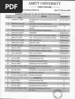 Academic Calendar 