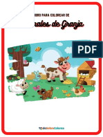 Libro para Colorear de Animales de La Granja