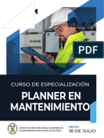 Curso de Especializacion en Planner en Mantenimiento-Gem