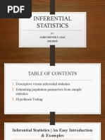 Inferential Statistics