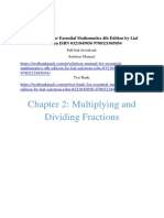 Essential Mathematics 4th Edition by Lial Salzman ISBN Solution Manual