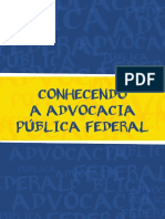 Cartilha Conhecendo A Advocacia Pública Federal ANAFE