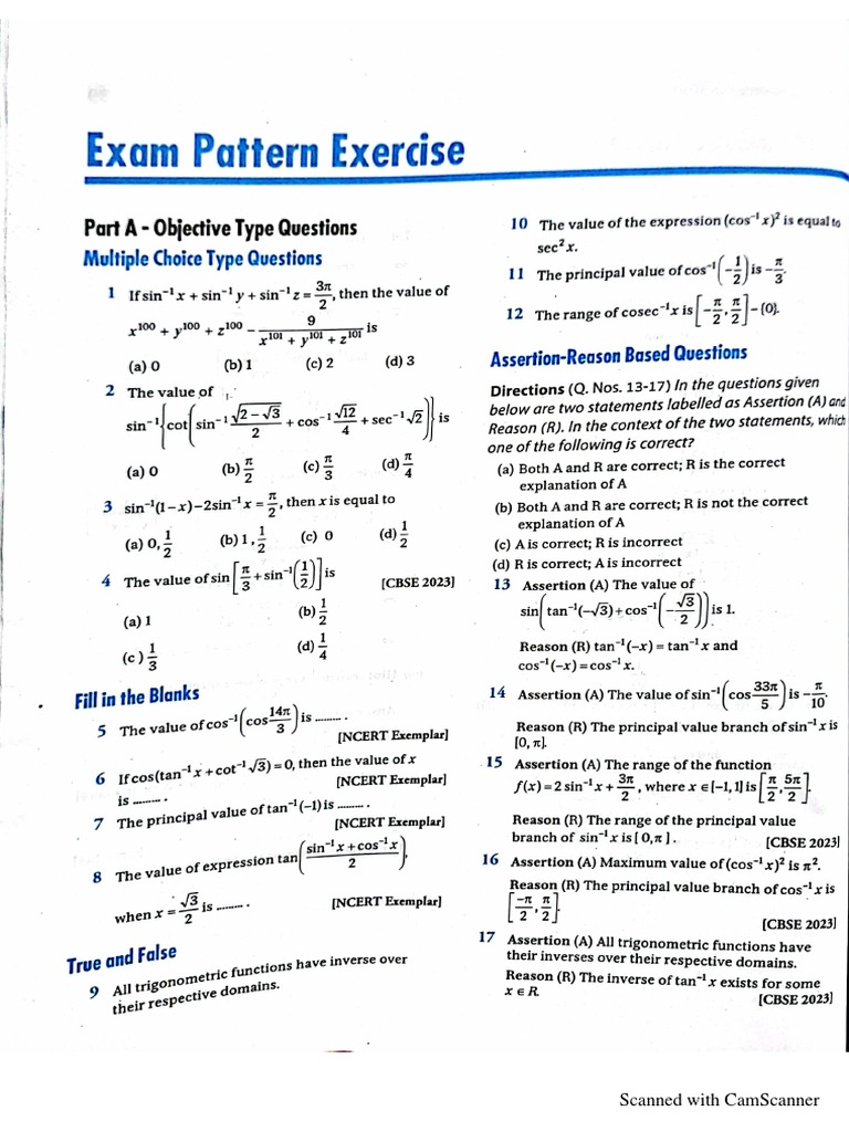 Class 12 Maths Assignment | PDF